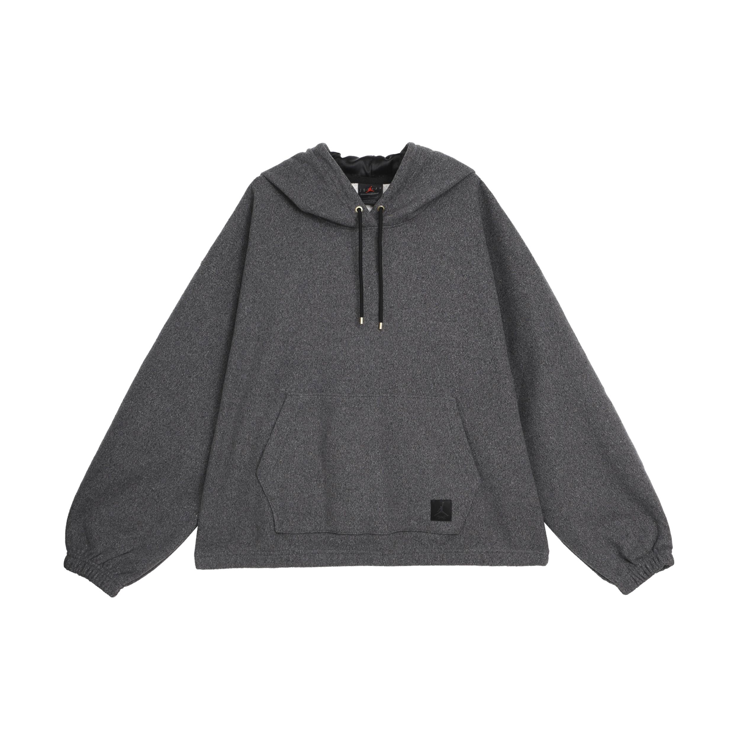 (WMNS) Air Jordan Flight Fleece Winterized Hoodie Asia Sizing Black Heather Women s FD7238-010 S