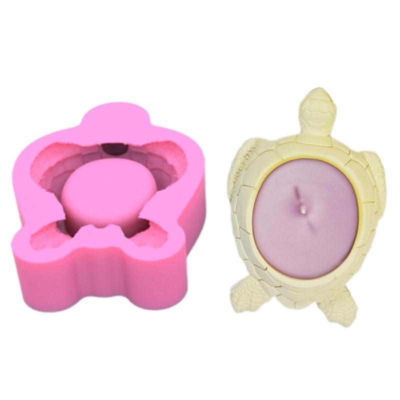 Tortoise Shaped Silicone Moulds Silicone Flowerpots Molds for Epoxy Resin, Candle Holder Tealight Stand Home Decoration