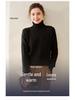 Women's Diamond Knit Cashmere Turtleneck Sweater - Thick, Stylish Base Layer for Autumn/Winter Outfits