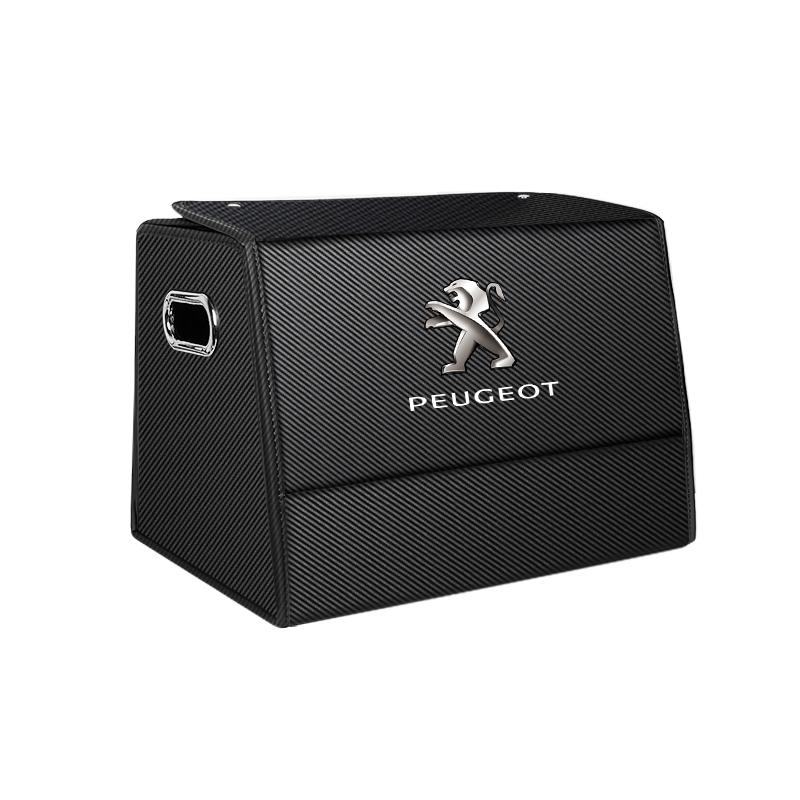 Car keychain/Car Trunk Storage Box Portable Large Capacity Storage Box For Peugeot 206 307 308 3008 207 208 407 408 201 508 2008