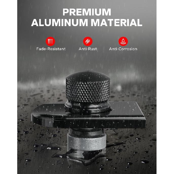 Amazicha Seat Bolt Tab Screw Mount Knob Cover Fit For Harley Davidson Fender 1997-2024