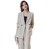 Women's 2026 Spring/Summer Casual Suit Set: Professional & Stylish Jacket with Pants