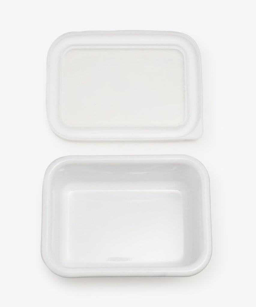 Afternoon Tea Living JJ22 Logo Works Enamel Canister, Small, Off-White