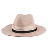 Spring and summer new women's fashion British top hat Panama straw hat outdoor travel sun hat Beach sun hat