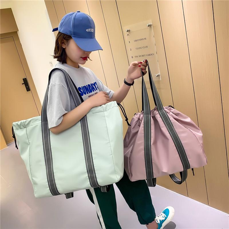 Large Capacity, Lightweight Swimming Storage Bag, Women's Fitness Bag, Sports Backpack, Men's Waterproof Shoulder Bag, Drawstring Bag.