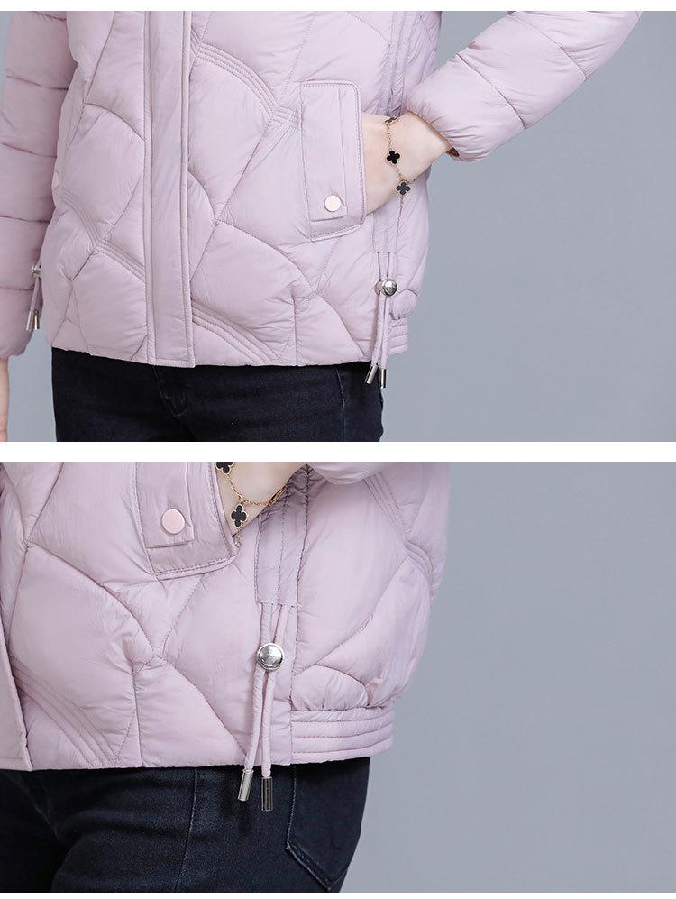 Women's 2025 Short Style Thickened Cotton Jacket - Korean Fashion, Stand Collar, Slimming, Warm, & Versatile