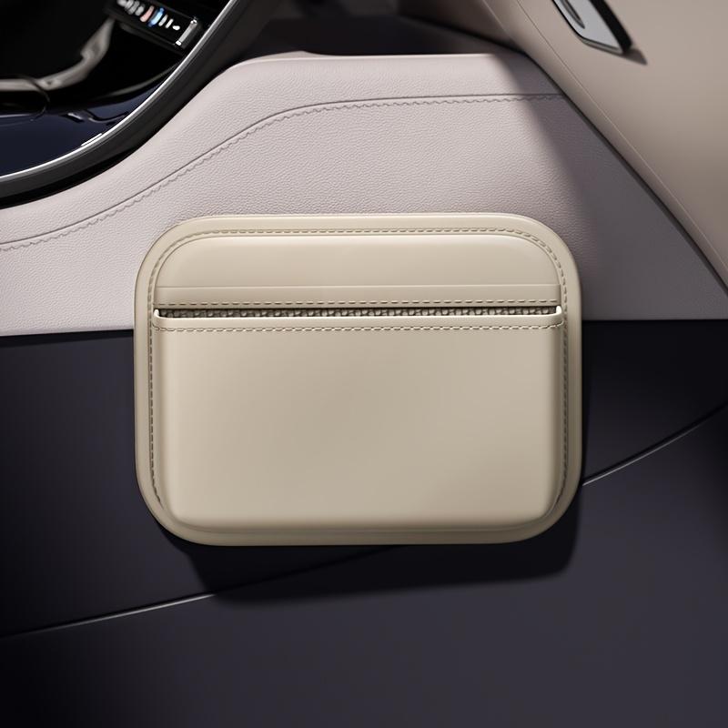 

1PC Faux Leather Car Storage Bag MultiFunctional Organizer Side Center Console Store Phone Keys Cards Universal Car Accessories.