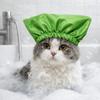 Waterproof Pet Bathing Ear Cover Reusable Dog Bathing Hat Soft Cat Bath Shower Cap  Home Use