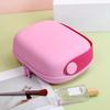 Candy Color PU Cosmetic Bag Waterproof Portable Tote Bag Simple Wash Storage Bag  Women