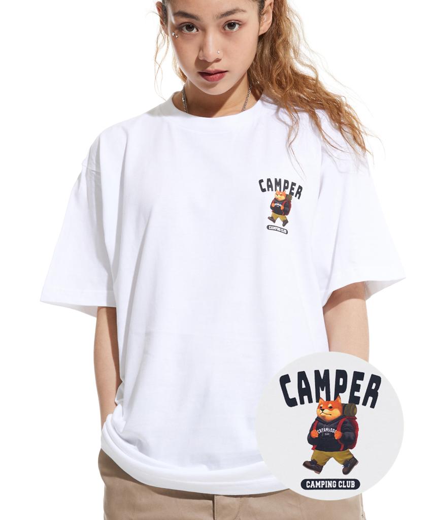 CREAM SODA LAB Small Logo Camping Club Short Sleeve T-Shirt Set