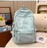 Schoolbag New Mori Large-capacity Backpack for Junior and High School Students Lightweight Women's Schoolbag Simple and Versatile Campus Backpack