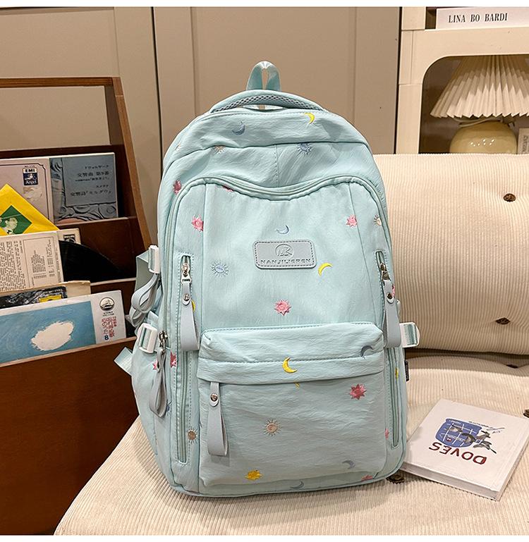 Schoolbag New Mori Large-capacity Backpack for Junior and High School Students Lightweight Women's Schoolbag Simple and Versatile Campus Backpack