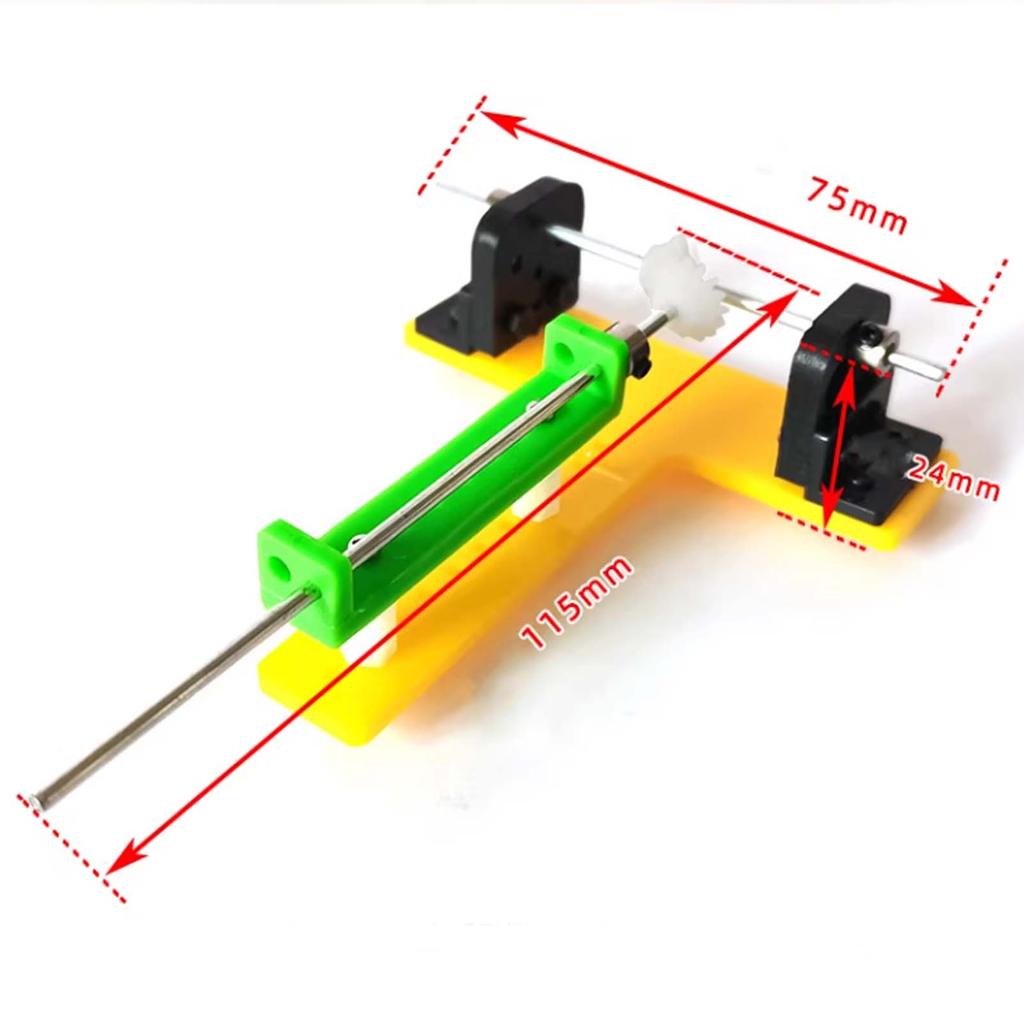T-type Bevel Gear Rear Axle Transmission Set, DIY Steering SySTEM Change Transmission Direction Bevel Gear