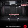 5-seats High-Quality Full-Coverage Leather & Ice Silk 3D Car Seat Covers - Universal Fit, Breathable, Anti-Slip, Easy to Install