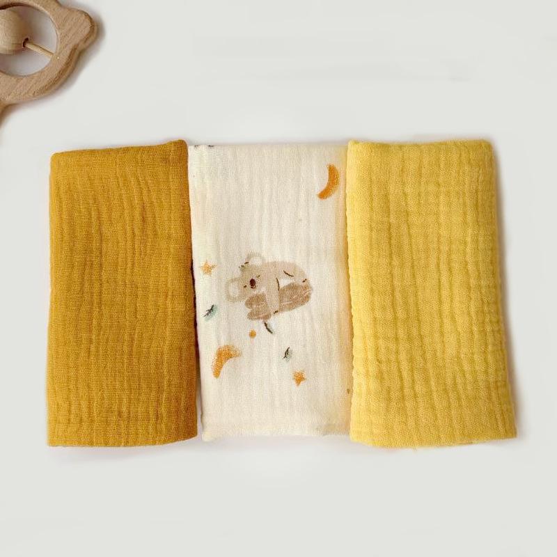 Baby Mullwaschlappen und Taschentuch aus reiner Baumwolle