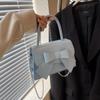 Fashion Versatile Portable Small Square Bag Bow Bag Women's New Messenger Bag