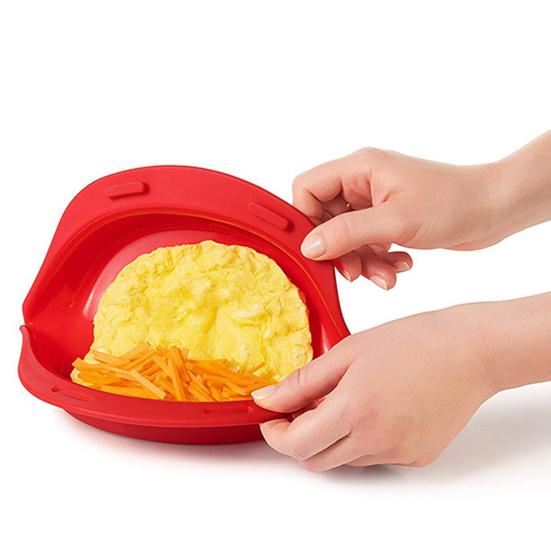 Omelett-Maker Langlebig Umweltfreundlich Silikon Omelett-Werkzeug Mikrowellenherd zum Kochen