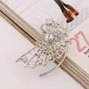 Earrings Are Popular in Europe America Diamond-encrusted Personalized Spider Web Exaggerated Punk Fashion Stud Earrings Jewelry