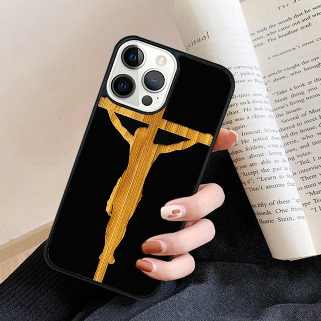 Bible Jesus Christ Christian Cross pattern Phone Case Cover for iPhone 17 Air 16 15 14 13 11 12 Pro Max Plus