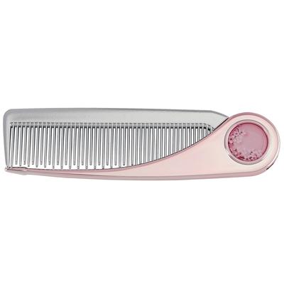 LumiVive Rose Gold Cherry Blossom Design Hair Comb Compact Comb for Going Gift for Women Anti-Static Comb, Out,