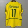 1994-04 Classic Retro Brazilian Jersey No. 9 and No. 10 Ronaldo Jersey Quick-drying Breathable Football Jersey