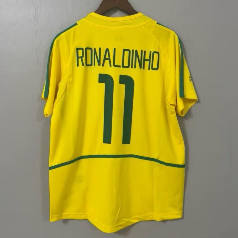 1994-04 Classic Retro Brazilian Jersey No. 9 and No. 10 Ronaldo Jersey Quick-drying Breathable Football Jersey