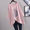 Women's Casual Loose Mid-Length Short-Sleeve T-Shirt