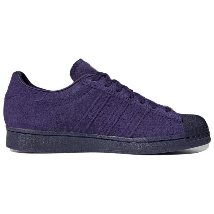Kader Sylla X Adidas Superstar ADV Dark Purple Unisex Sneakers Gold-Metallic HP8865