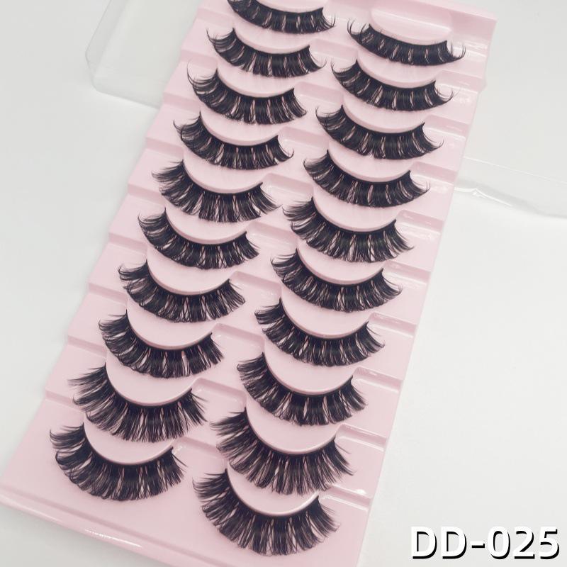 Xiyin Style European & American Thick Curled Imitation Mink False Eyelashes