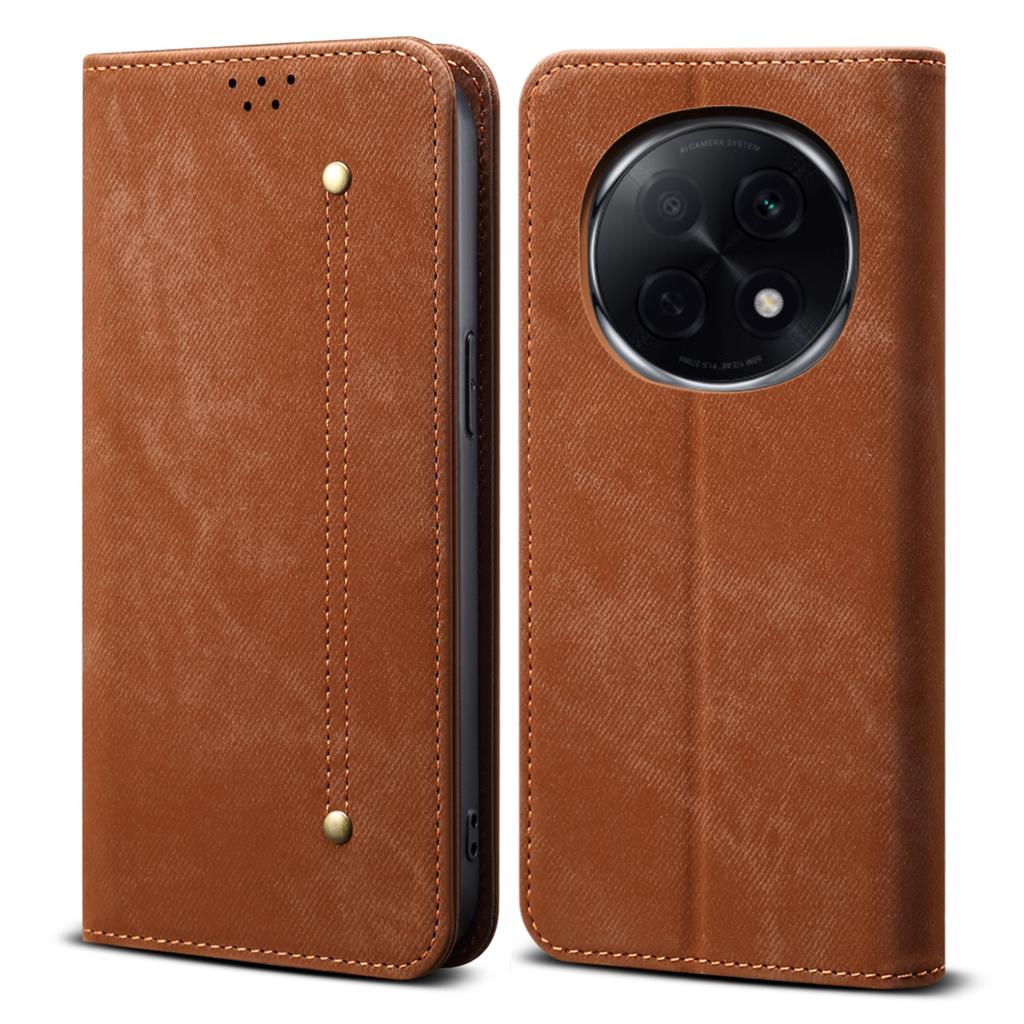 For Oppo F29 Pro 5G (Global)/A5 Pro 5G (China) Case Jeans Cloth Texture Anti-Scratch Leather Stand Phone Cover