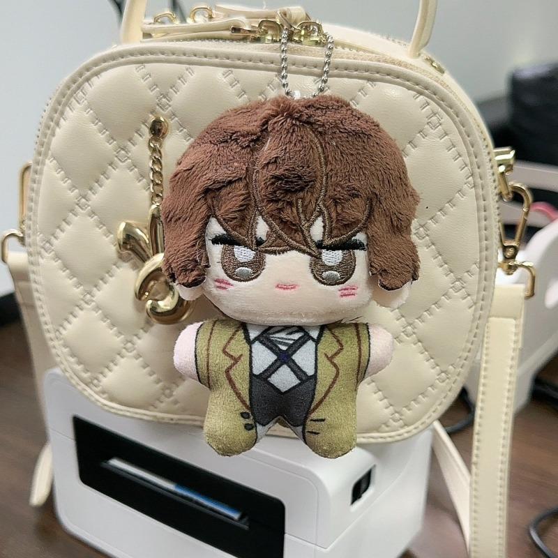 Set Peluche Bungo Stray Dogs 5 Personaggi Nakahara Dazai Kunikida Atsushi Akutagawa 10cm Bambola di Cotone Carina Team di Detective Anime Collezione per Fan Regalo