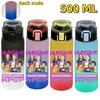 KPop Demon Hunters Sports Water Bottle Portable Leak Proof Plastic Cup Level Line Outdoor Fitness 500ML with for Kid Friendly Entertaining Fun Play