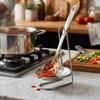 Space Saving Vertical Spoon Rest Stainless Steel Storage Shelf Scoop Holder  Tableware Storage