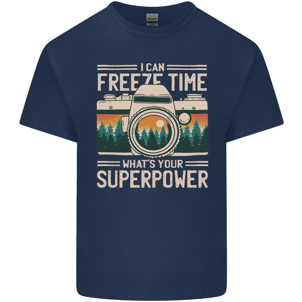 Freeze Time Photographer Photography Unisexs Light Cotton TShirt