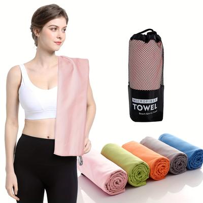 1pc Sports and Fitness Instant Quick Drying Towel, Lightweight and Portable Sweat Absorbing Sports Towel, Lightweight Outdoor Travel Towel