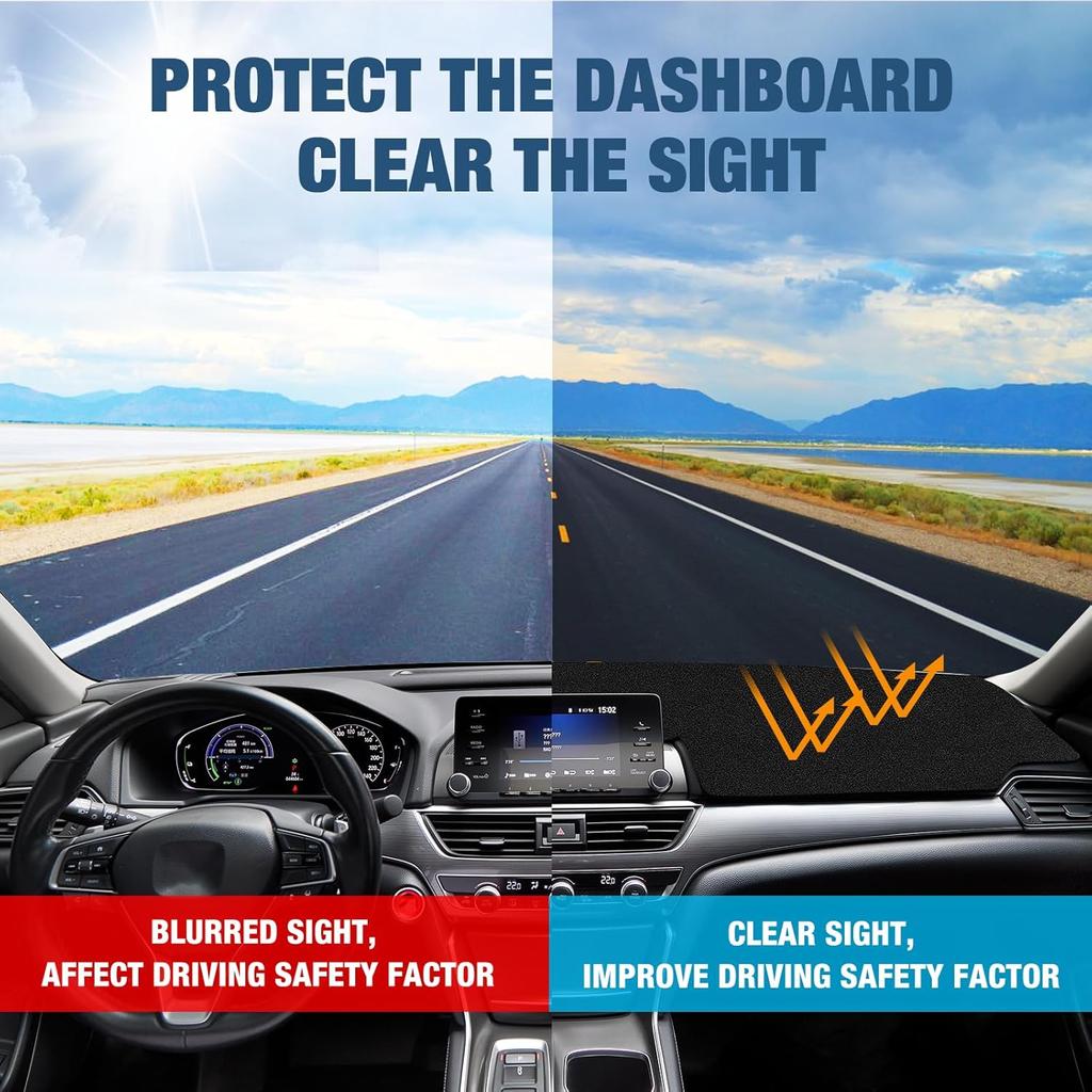 Dashboard Dash Cover Mat Carpet Compatible With 2024 Nissan Sentra