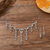 Y2K Halloween Choker Gothic Collarbone Chain Charm Gift Skull Necklace  Neck Jewelry