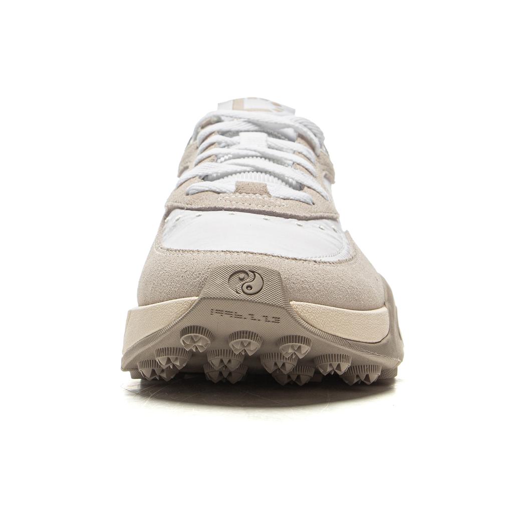 Li Ning Cushioning Slip Resistant Abrasion Resistant Breathable Lightweight Low top Basketball Shoes Men's White Brown ABCV001-8