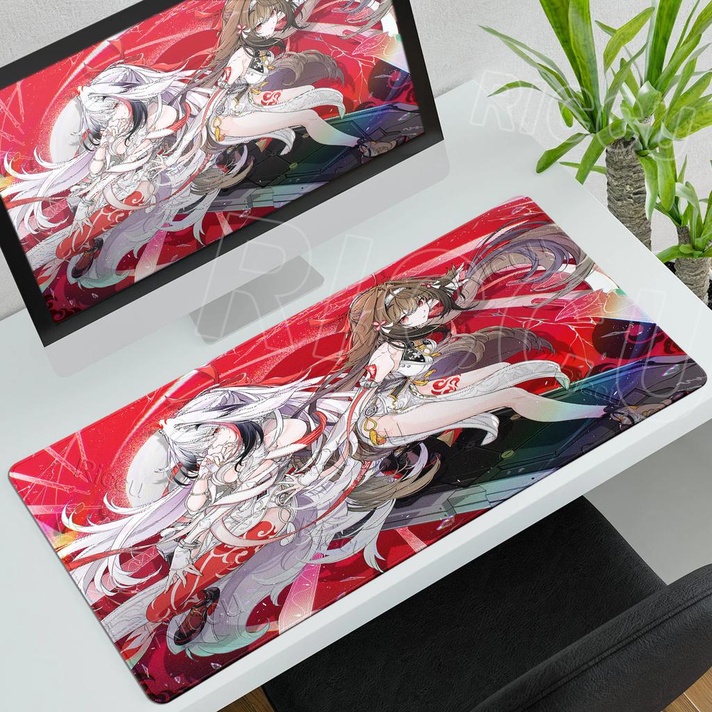 Ye Shunguang Mouse Pad Anime Girl Style Zenless Zone Zero ZZZ Game Character Aesthetics Non-slip Computer Keyboard Office Carpet