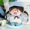 Bear Hat 10cm Cotton Doll Clothes Strap Pants Doll Dress Up Set  Children's Gift