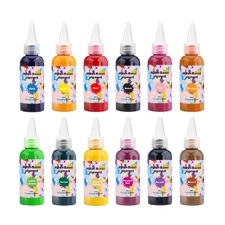 

Multi Purpose 12 Shade Phosphorescent Dye Liquid Safe For Cement Art Creation And Nighttime Crafting Activities 1