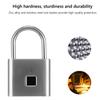 Electronic Semiconductor Fingerprint Lock Smart Door Lock Rechargeable Security Padlock for Dormitory Home