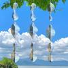 Repellent Wind Spinner Metal Wind Chime Stainless Steel Bird Deterrent Wind Spinner For Outdoor Garden Decor 3d Spiral For Yard
