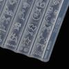 Silicone Nail Art Mold Cartoon Lace Bow Rabbit Cute Candle Moon Flower Strawberry Nail Art Diy 3D Decoration Mold Design Tools