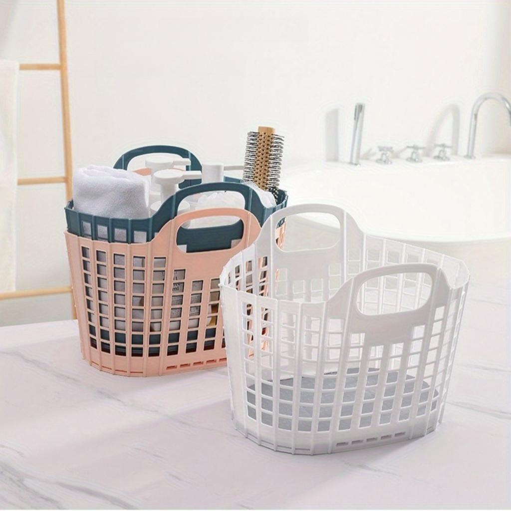 Foldable Hand-Held Dirty Clothes Basket. Makeup Productsjewelry Headphone Cableswires Laundry Storage For Changing Clothes
