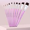 10 Pcs Artist Paint Brushes Paint Brush Set Watercolor Acrylic Paint Brushes Drawing Supplies for Body Face Painting