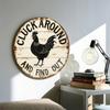 Vintage Rooster Metal Sign Rustic Farmhouse Wall Decor Retro Country Garden Plaque Indoor Outdoor Home Art