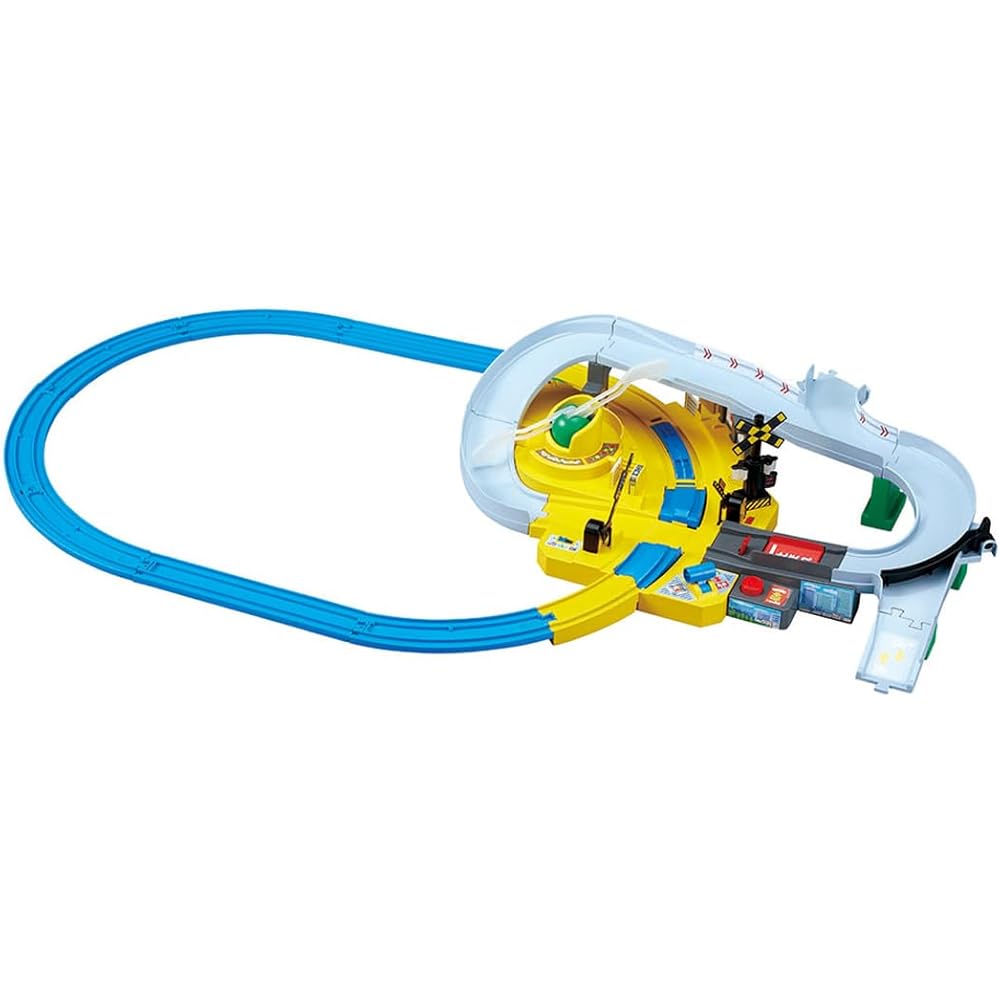 

Takara Tomy Plarail Tomica Playset with Circular Crossing Toy Train for Ages 3 and Up
