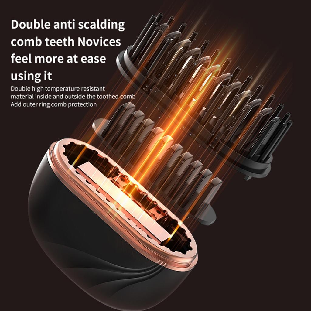 Portable Mini Straightening Comb Cordless Hair Straightener Brush Portable Hairstyling Tool Anti-Scald ShellUSB Charging Brushes