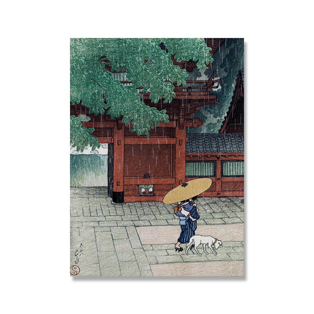 

Винтажный японский пейзажный постер Укиеэ с принтом Хасуи Кавасэ, художественная картина на холсте, настенная картина для гостиной, восточный домашний декор 21x30cm No Framed